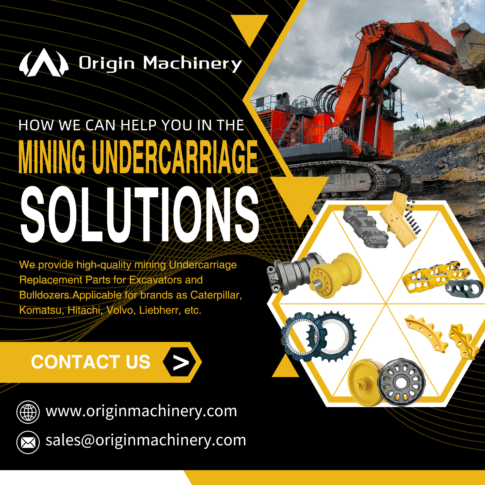 Origin Machinery Undercarriage Parts