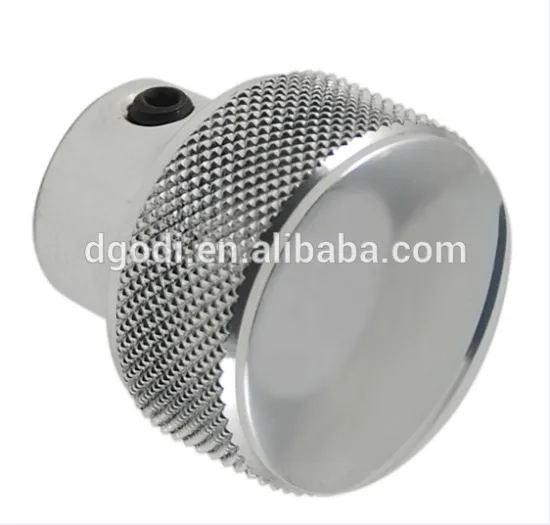 China high precision custom double round aluminum knurled knob vendor