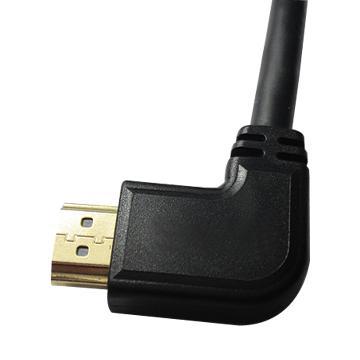 HDMI A to HDMI A (90 degrees in right angle) Cable Solid Molding type