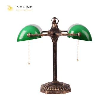 INSHINE Green Bedside Table Lamps