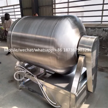 Global Big Volume Tiltable Vacuum Meat Marinade Tumbler for Meat Processing