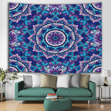 Bohemian Tapestry Mandala Wall Hanging Indian Hippie Boho Psychedelic Tapestry for Livingroom Bedroom Home Dorm Decor