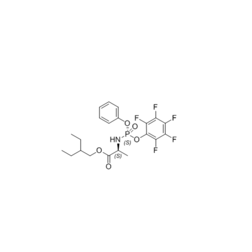 L- 알라닌, N-[(S)-(2,3,4,5,6- 펜타 플루오로 페녹시) 페녹 시포 스피 닐]-, 2- 에틸 부틸 에스테르 CAS 1911578-98-7