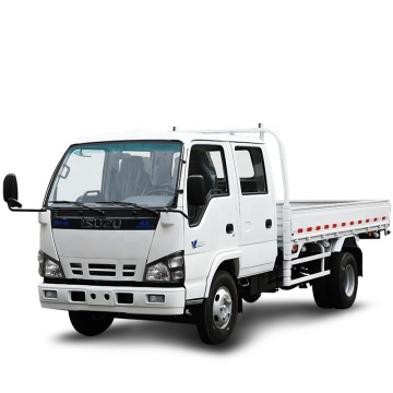 Isuzu China Manufacturer 4 Ton NPR Double Cabin Flat Bed Light Commercial Truck