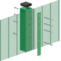 High safety anti climb 358 prison fence