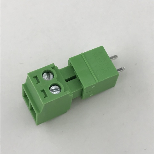 Bloco de terminais de PCB de plug-in de passo de 2 pinos de 3,81 mm