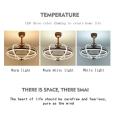 Fashionable ABS blades AC creative ball ceiling fan