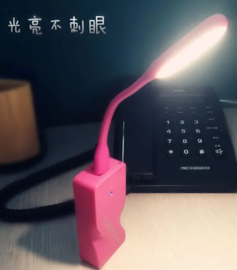 Flashing Mini Portable USB Laptop Keyboard Light Reading Light