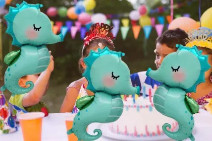 Seahorse aluminum foil balloon