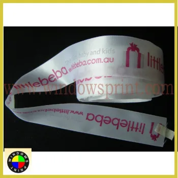 Double side Stain Ribbon/ Custom Logo Printed Ribbon