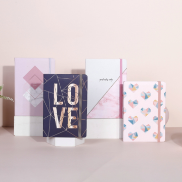 Logo Notebook yang Dapat Disesuaikan Hardcover Vintage untuk Sekolah