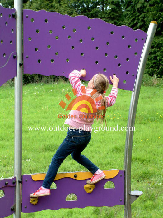 steel panel climbing walls playground structure for kids