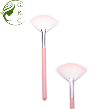 Custom Logo Facemask Cosmetic Make-Up Mask Fan Brush