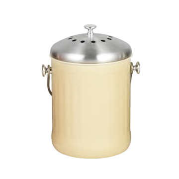 Χάλυβα πάγκο Compost Bin - 1,3 Gal κουζίνα Ανακύκλωσης κουζίνας με καπάκι