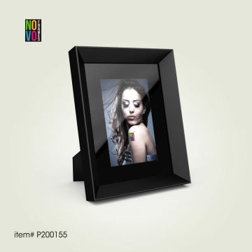 black ps moulding plastic frame with 6*8 glass hold 4*6 photo