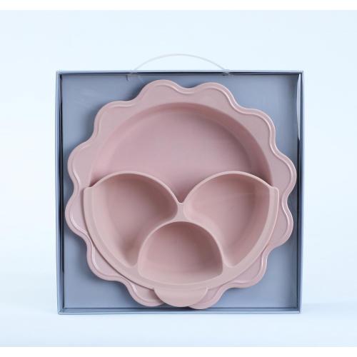 2 pack flower shape serving plate