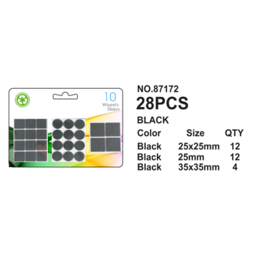 Black EVA Felt pads set