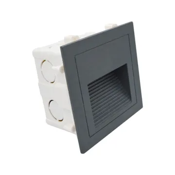 3W 86x86mm Outdoor Step Light - Warm White IP65 LED Stair Wall Light 12V/24V
