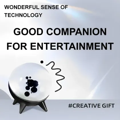 Dancing Magnetic Fluid Sound Visualizer with Music Rhythm