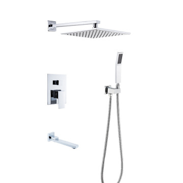 Heißverkauf Europa Messing Luxury Head Diverter System Multifunktion versteckte Mixer Duschset Set