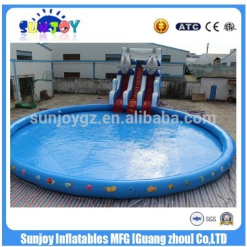 Commercial outdoor water games giant inflatable floating water park