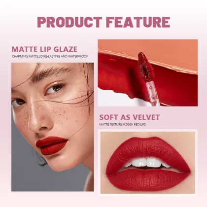 Waterproof Vegan Matte Liquid Lipstick - Thin as Fog Velvet Matte Lipstick