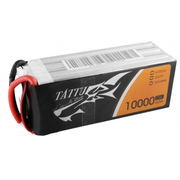 UAV Battery Tattu 10mAh 6S 22.2V High Discharge Lipo pack with AX150+XT150
