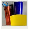 Colored pet rigid films sheet for packing