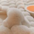 Luxury Warm Bubbly Rabbit Fur Blanket para el invierno