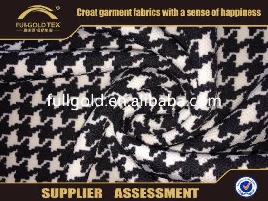 Make-to-order Trendy Design Linen Print Knitted Fabric For Fashion Sweaters