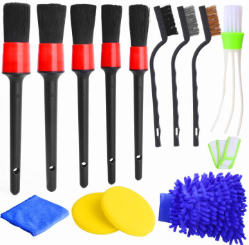 13 Pcs Car Cleaning Detailing Brush Set for Interior & Exterior Auto Cleanup