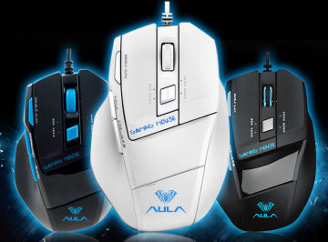 2015 hotsale wired optical gaming mouse aula