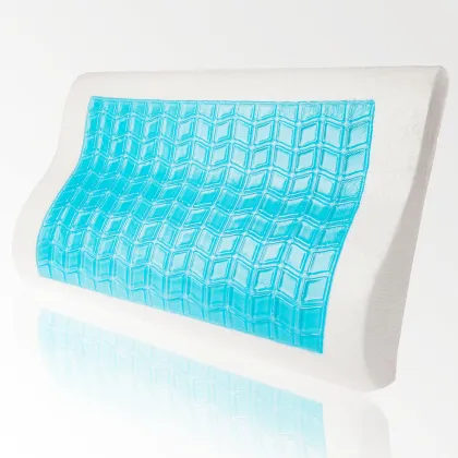 memory foam health care gel contour cooling pillow