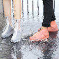 รองเท้ากันฝนกันลื่นแบบใช้ซ้ำได้ครอบคลุมซิปกันน้ำซักได้รายการใหม่