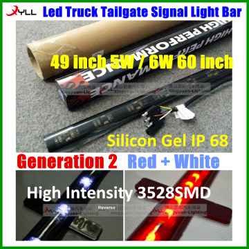12V led truck tailgate signal light bar generation 2 , full function led strip tail light bar brake ligh