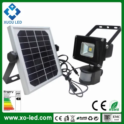 Human Body Induction Solar Led Emergency Lighting Flood Light 10w, High