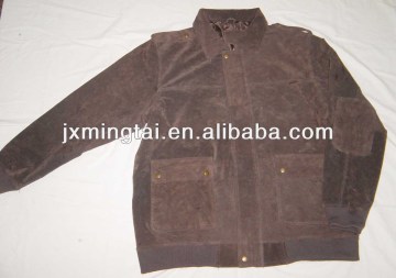 Mens suede leather jacket