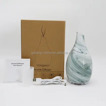 Night Light 100ML Young Living Vase Shaped Ultrasonic Humidifier for Essential Oils