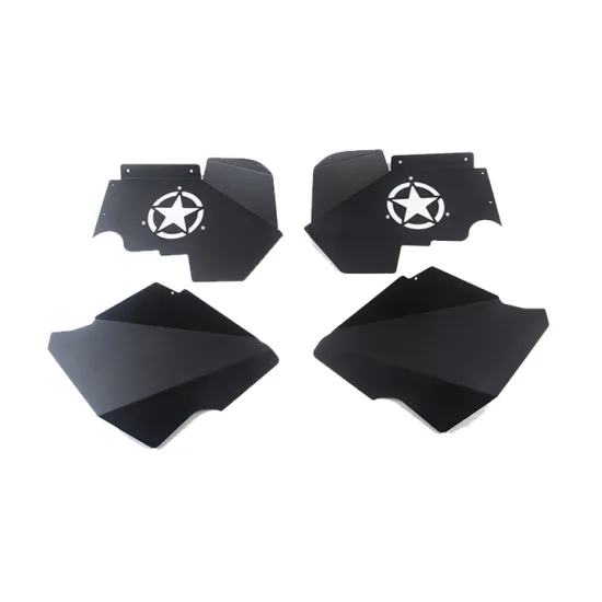 4x4 Steel Inner Fender Flares for Jeep Wrangler JK/JKU Front and Rear