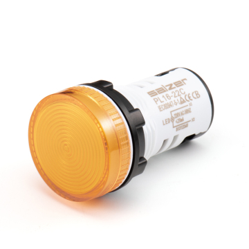 Salzer PL16-22C 22mm Indikator Lampu 24VAC/DC IP65 TUV CE &amp; CB Disetujui