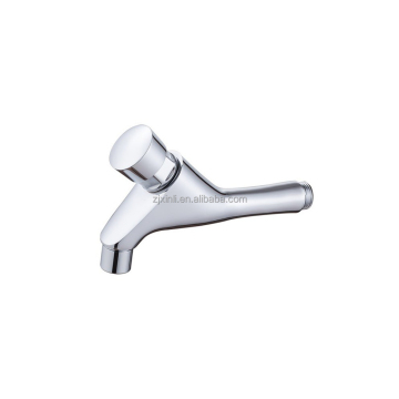 X10201 Model Wall-Mounted Chrome Finish Brass Luxury Self-Closing Timing Delay Faucet