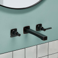 Champagne Bronze Kamar Mandi Faucet Wall Mount Water Tap