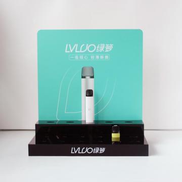 Train plexi acrylic countertop e cigarette display stand
