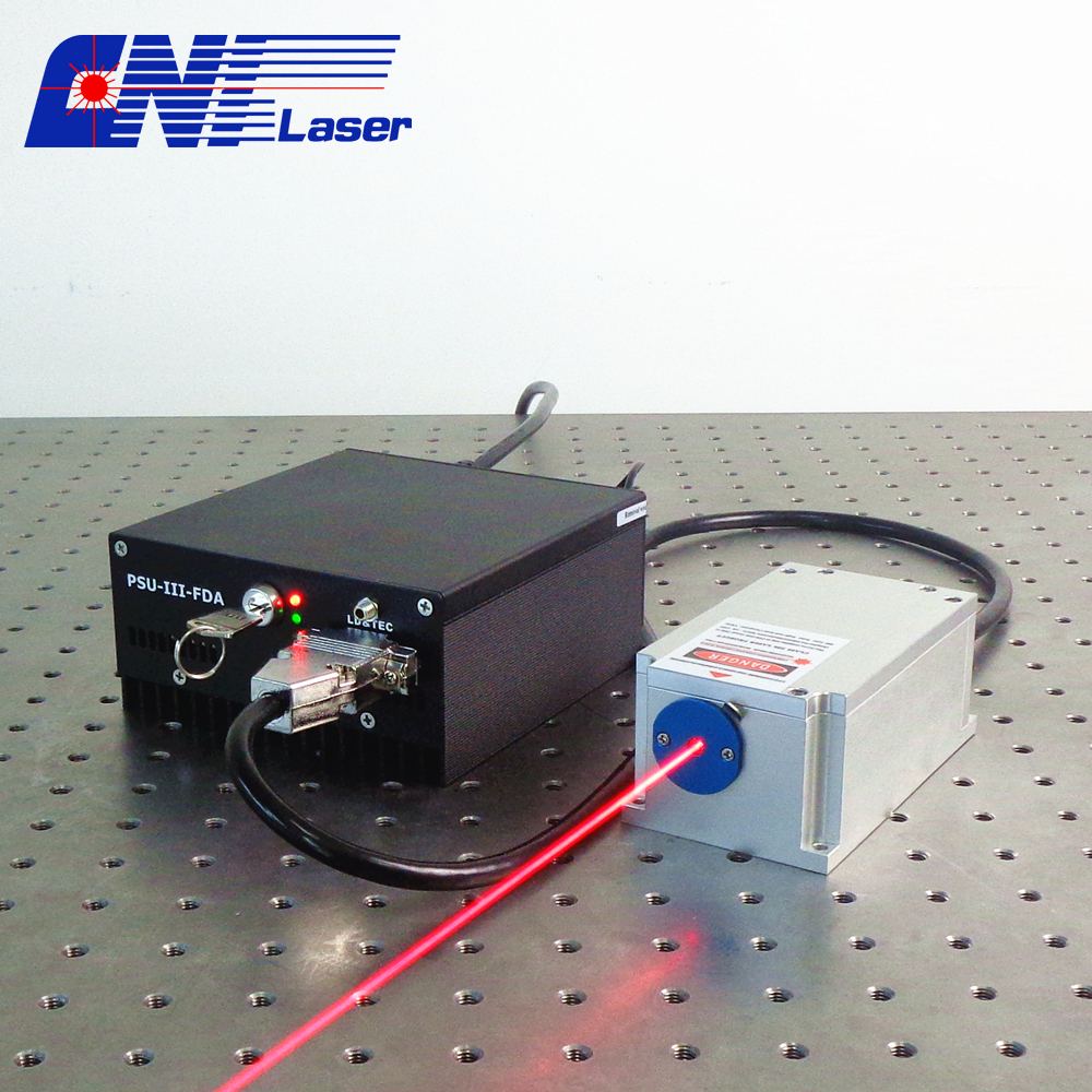 30MW 640NM 광 테일링을위한 빨간색 긴 코 히어 런트 레이저