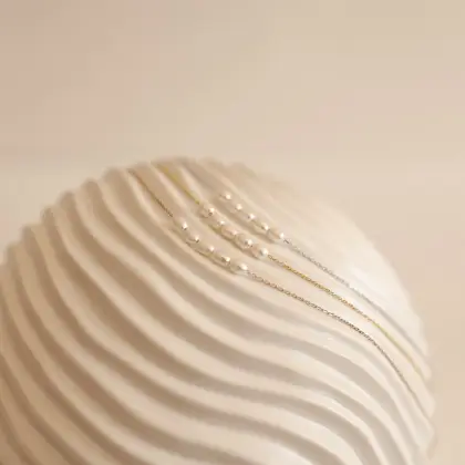 Delicate Pearl Beads Necklace - Perfect Bridesmaids Gift