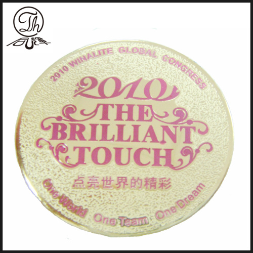 Gold Etched metal badge supplies