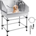 Dog Grooming Tub Stainless Steel Professional Pet Bathtub