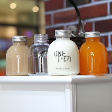 Wholesale Clear PET Bottles for Milk Tea and Fruit Juice Packaging