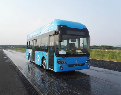 8.5m Urban Bus Passenger Car with Hydrogen Fuel Cell