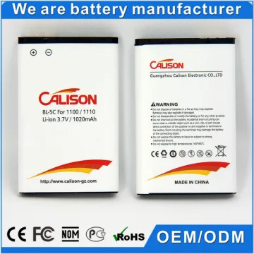 High capacity 1020mAh BL-5C mobile phone battery for Nokia
